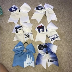 personalized cheer bows